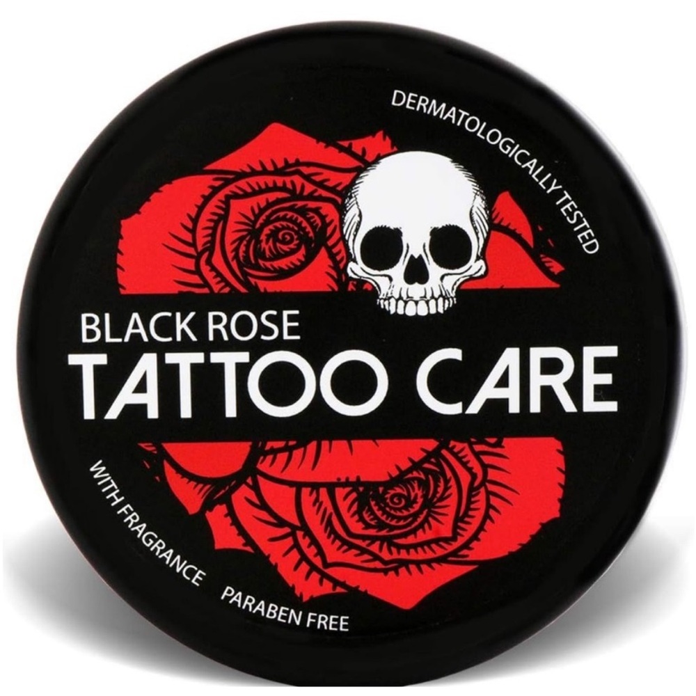 Black Rose Tattoo Aftercare & Brightener Ointment - for New & Older Tattoos New